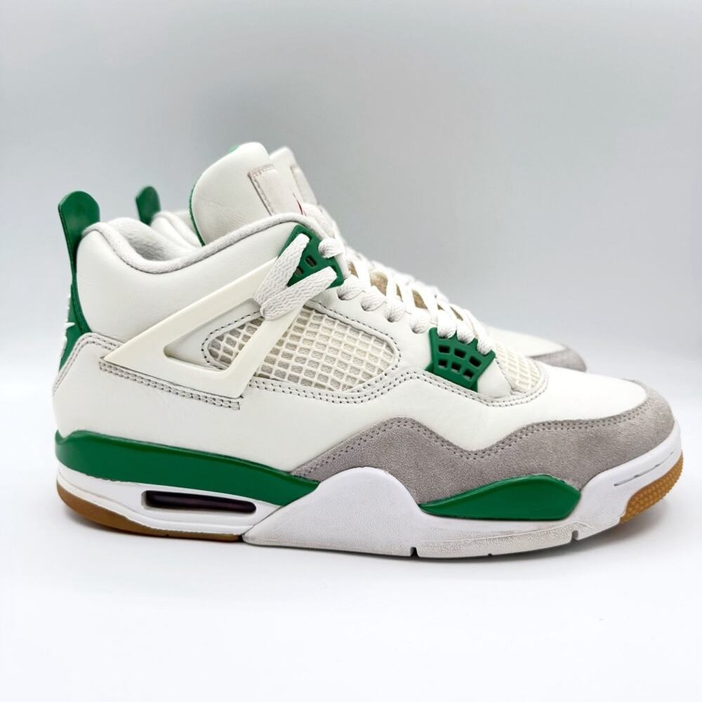 Air Jordan 4 Retro SP Sail White Pine Green High Top Men’s Size 8 Women’s 9.5 - Picture 2 of 11